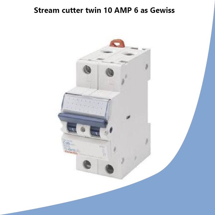 Stream cutter twin 10 AMP 6 as Gewiss