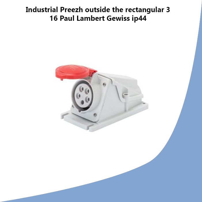 Industrial Preezh outside the rectangular 3 16 Paul Lambert Gewiss ip44