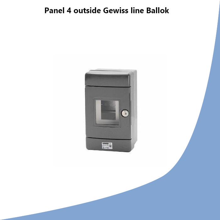 Panel 4 outside Gewiss line Ballok