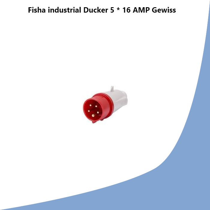 Fisha industrial Ducker 5 * 16 AMP Gewiss