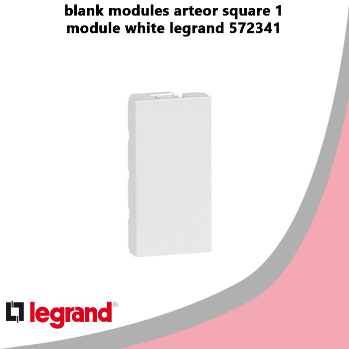 blank modules arteor square 1 module white legrand 572341