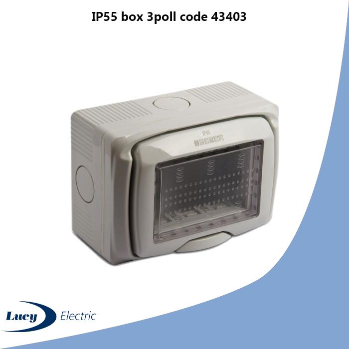 IP55 box 3poll 