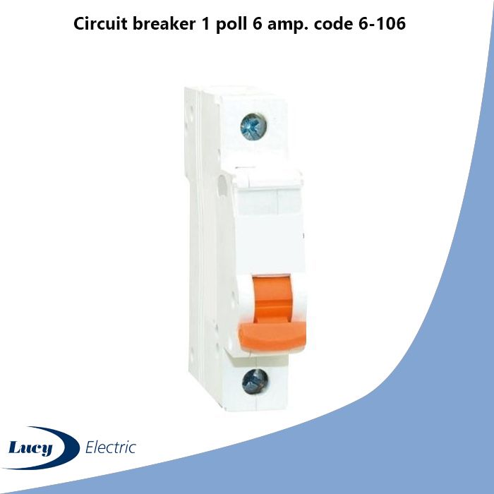Circuit breaker 1 poll 6 amp
