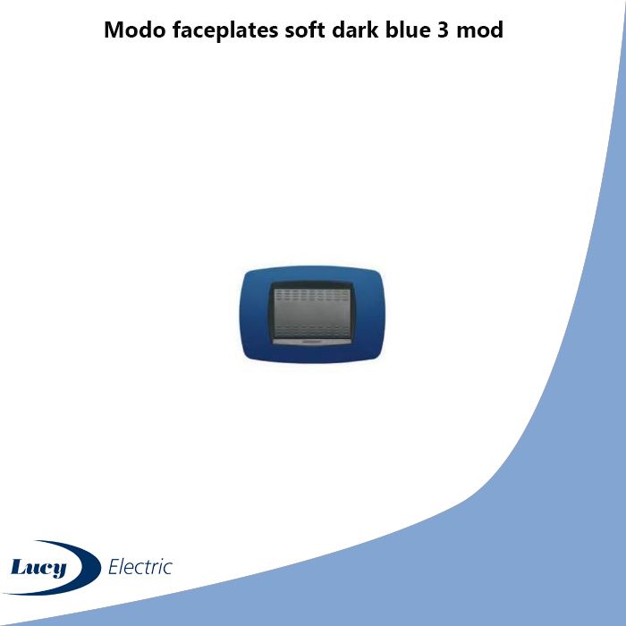 Modo faceplates soft dark blue 3 mod