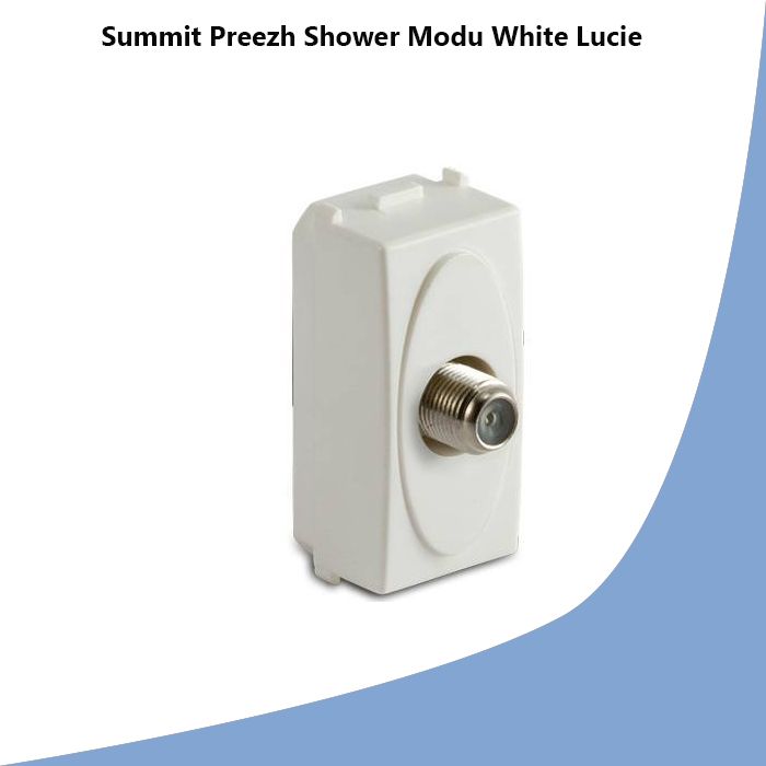 Summit Preezh Shower Modu White Lucie