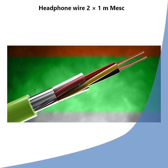 Headphone wire 2 × 1 m Mesc