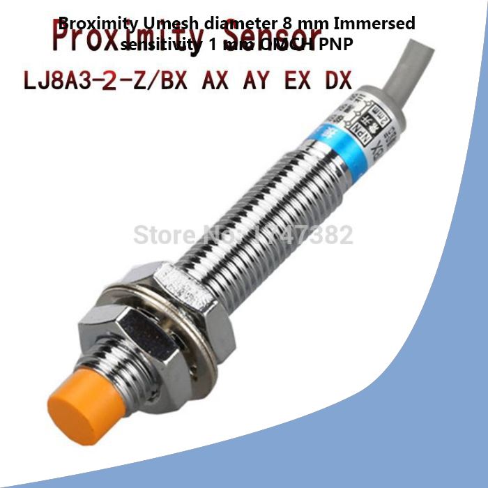 Broximity Umesh diameter 8 mm Immersed sensitivity 1 mm OMCH PNP