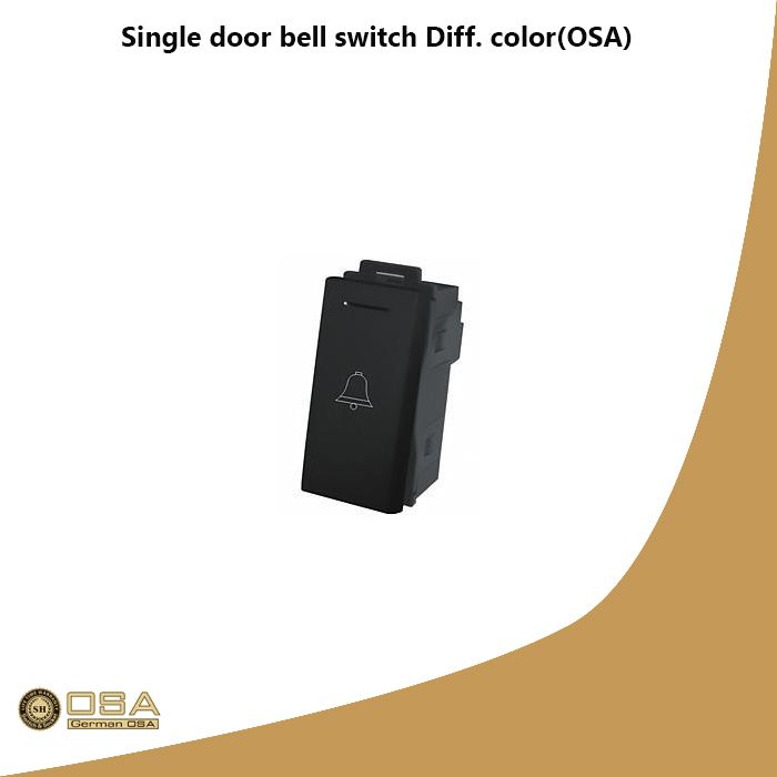 Single door bell switch Diff. color(OSA)