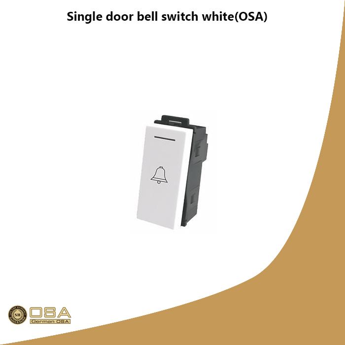 Single door bell switch white(OSA)