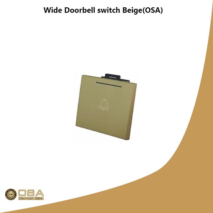 Wide Doorbell switch Beige(OSA)
