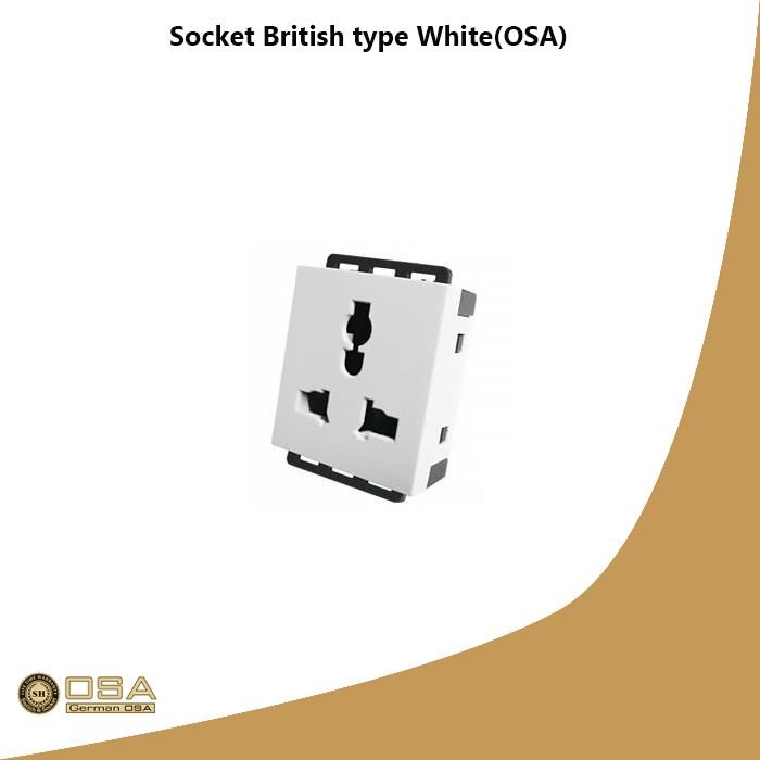 Socket British type White(OSA)