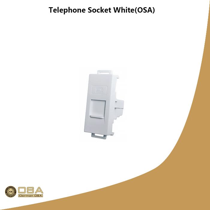Telephone Socket White(OSA)