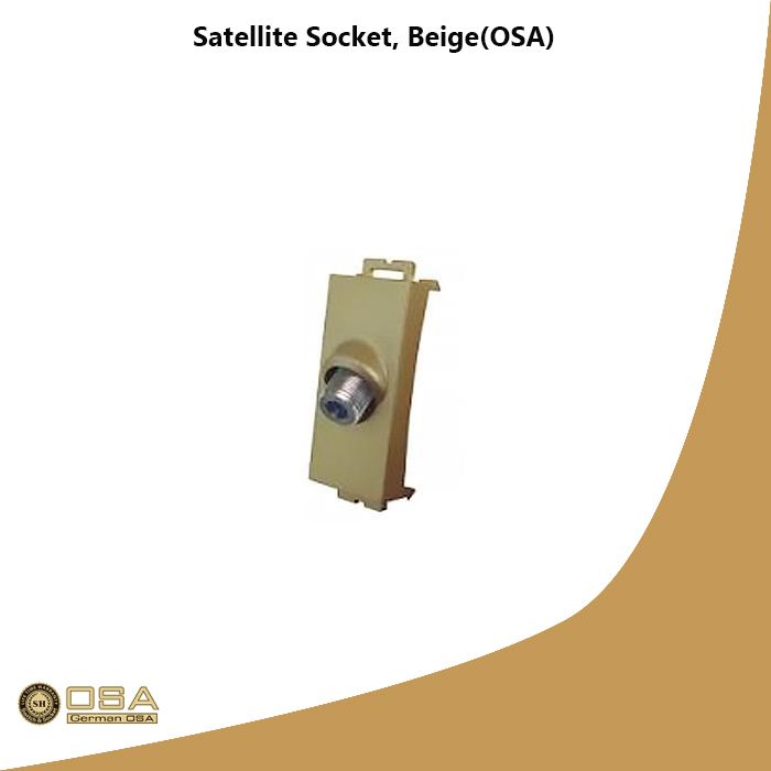 Satellite Socket, Beige(OSA)