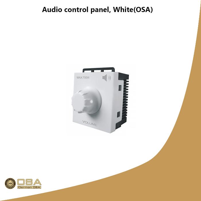 Audio control panel, White(OSA)