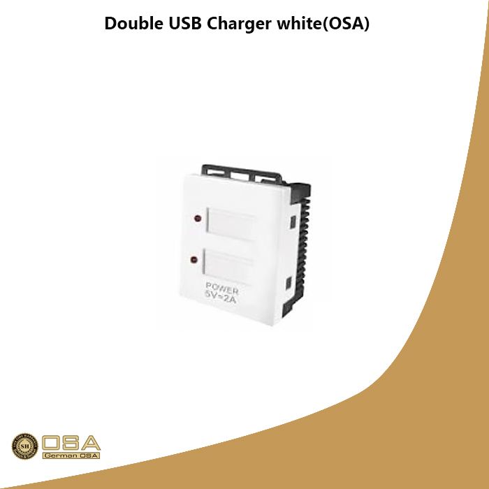 Double USB Charger white(OSA)