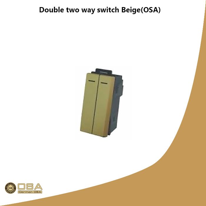 Double two way switch Beige(OSA)