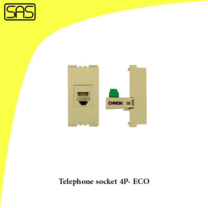 Telephone socket 4P- ECO
