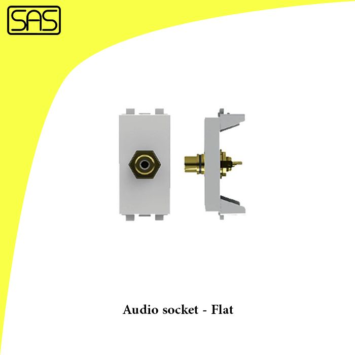 Audio socket - Flat