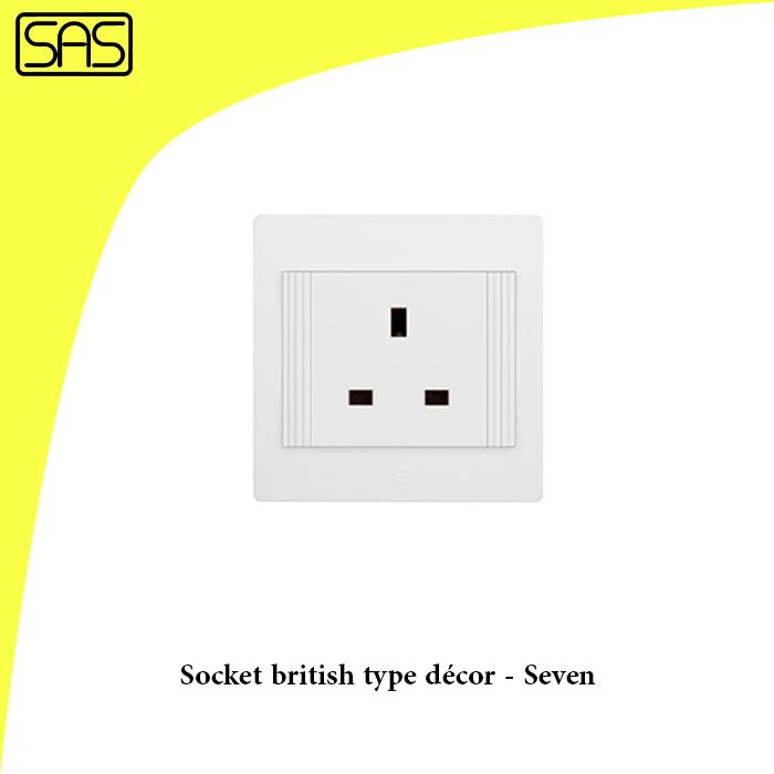Socket british type décor - Seven