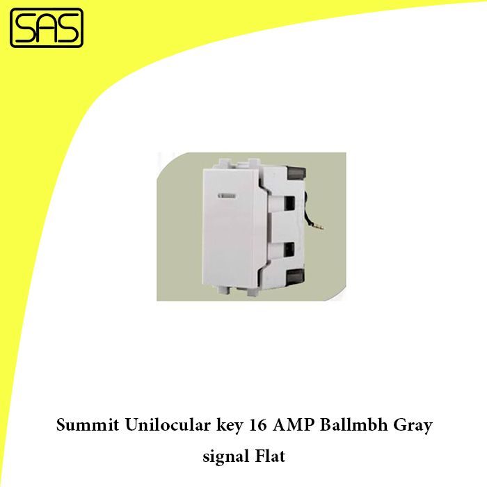 Summit Unilocular key 16 AMP Ballmbh Gray signal Flat