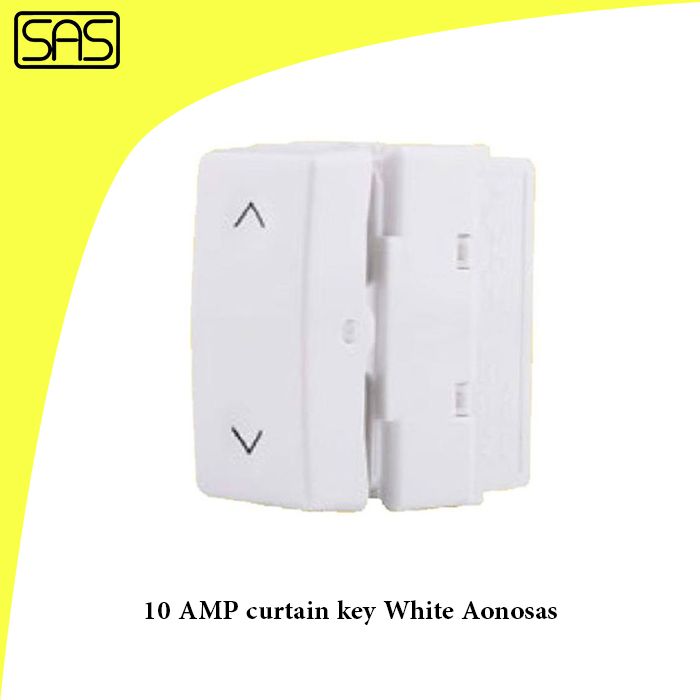 10 AMP curtain key White Aonosas