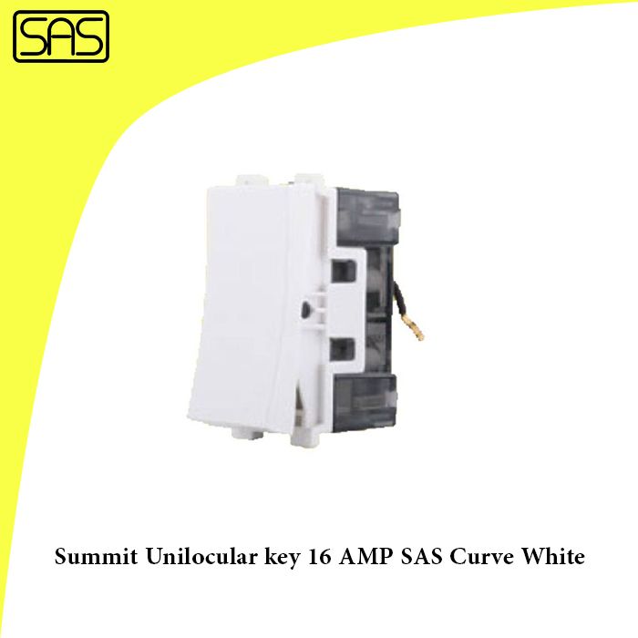 Summit Unilocular key 16 AMP SAS Curve White