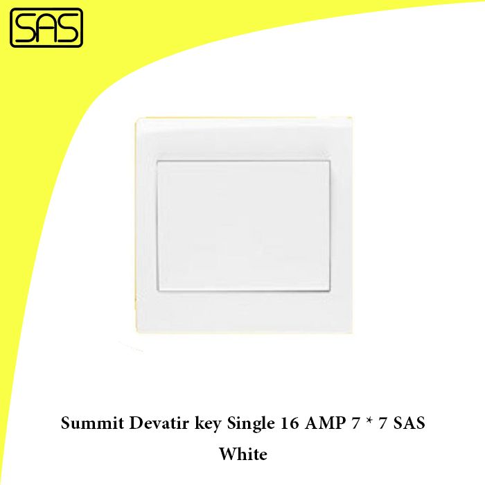 Summit Devatir key Single 16 AMP 7 * 7 SAS White