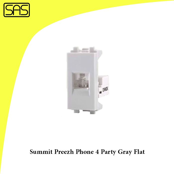 Summit Preezh Phone 4 Party Gray Flat