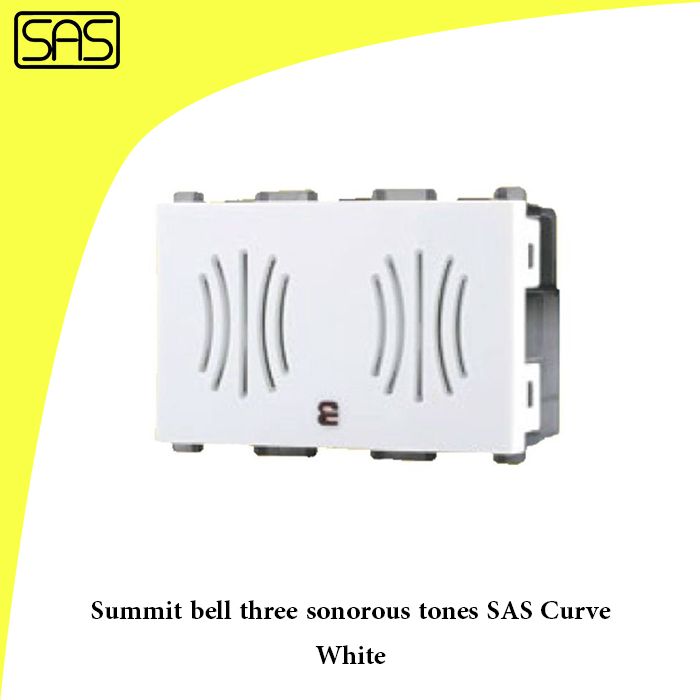Summit bell three sonorous tones SAS Curve White