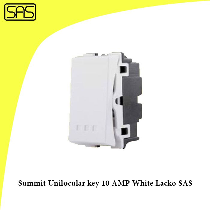 Summit Unilocular key 10 AMP White Lacko SAS