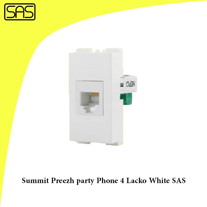 Summit Preezh party Phone 4 Lacko White SAS