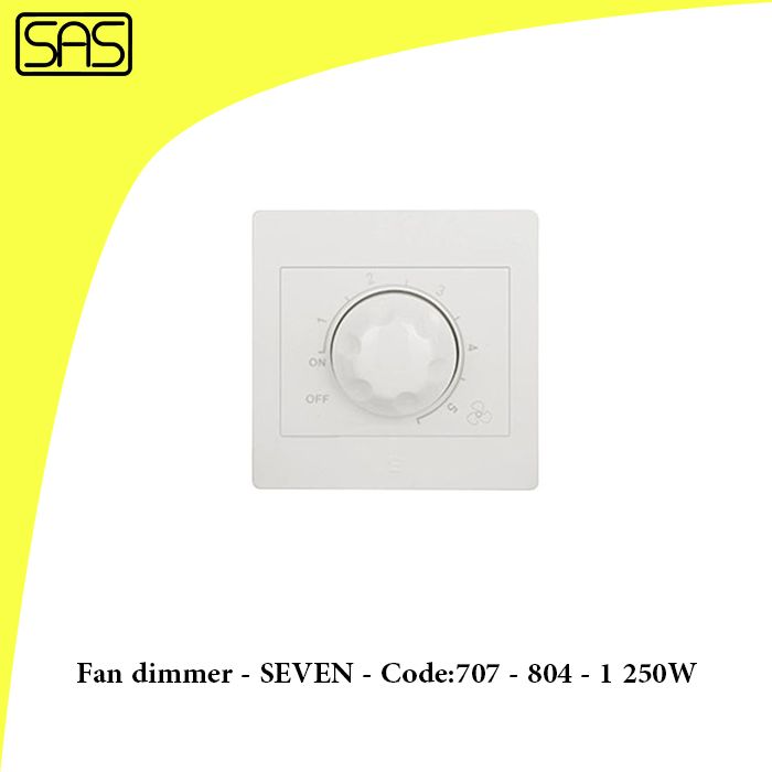 Fan dimmer - SEVEN - Code:707 - 804 - 1 250W