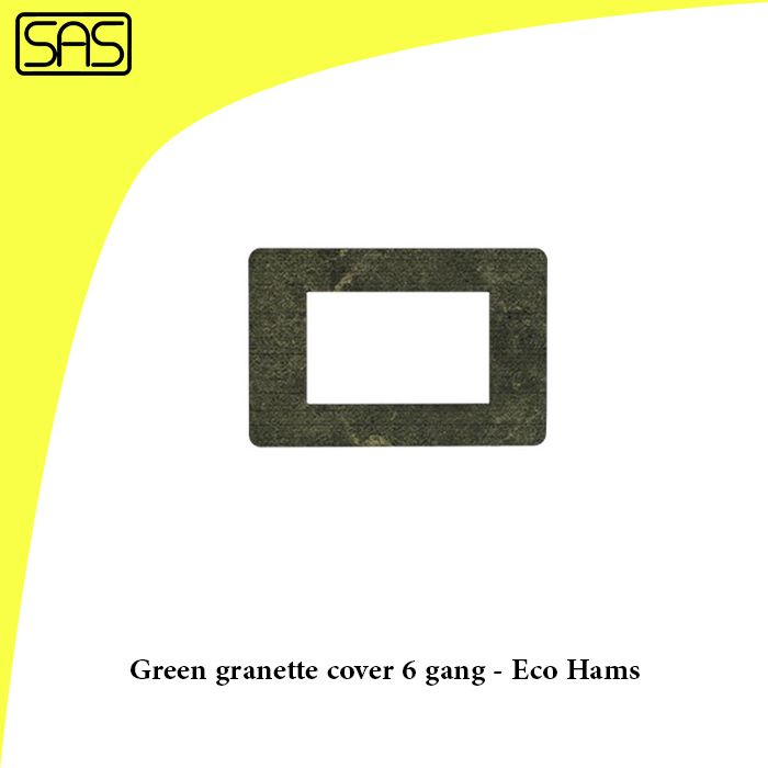 Green granette cover 6 gang - Eco Hams