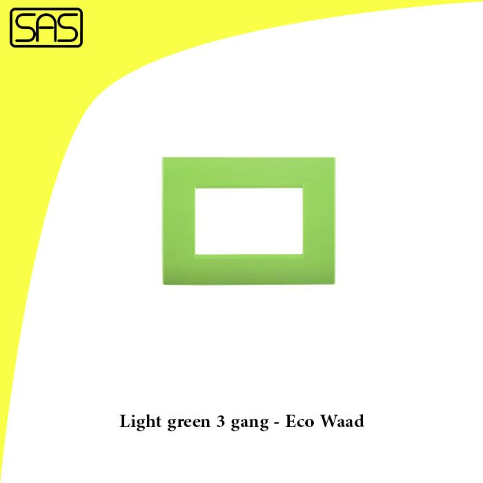 Light green 3 gang - Eco Waad