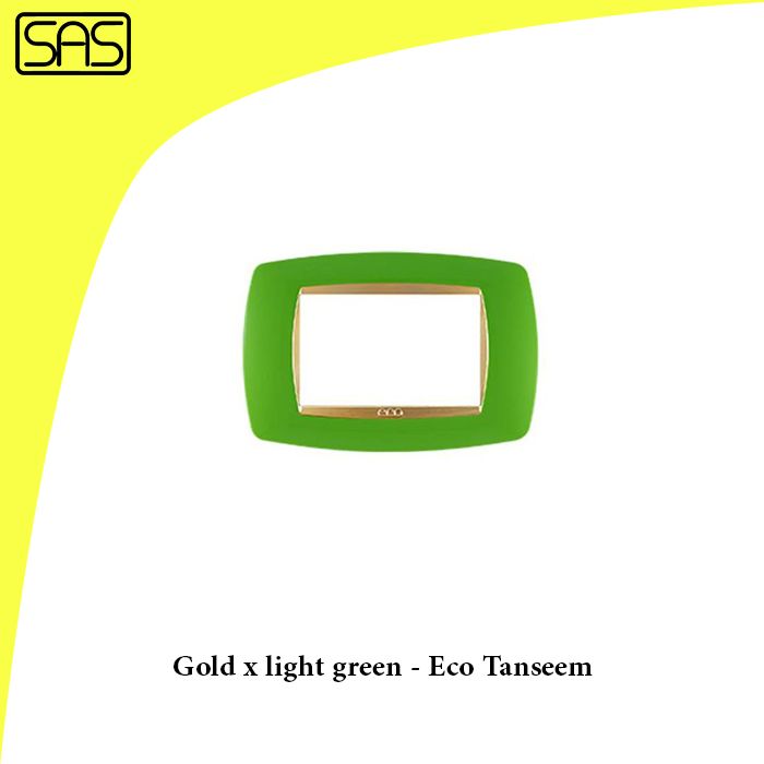 Gold x light green - Eco Tanseem