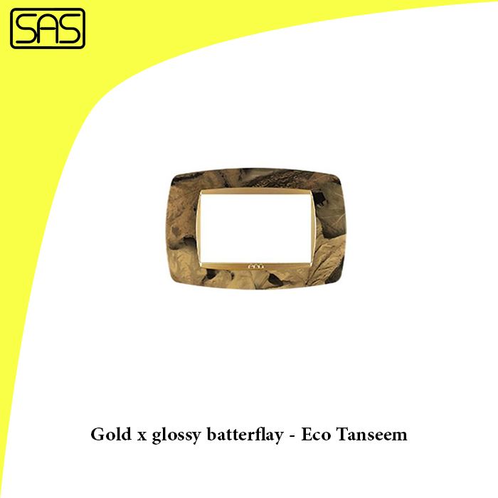 Gold x glossy batterflay - Eco Tanseem