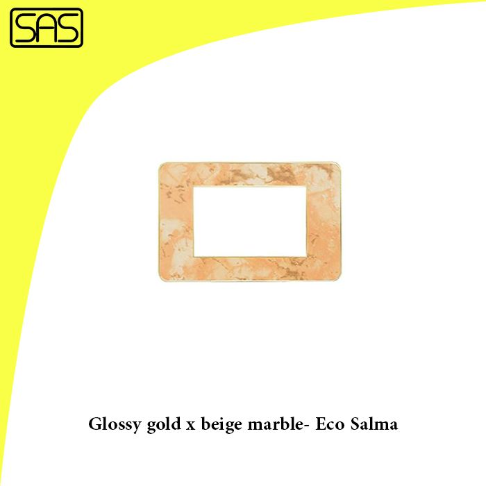 Glossy gold x beige marble- Eco Salma