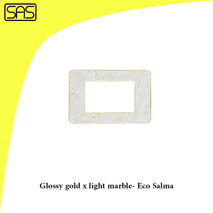 Glossy gold x light marble- Eco Salma