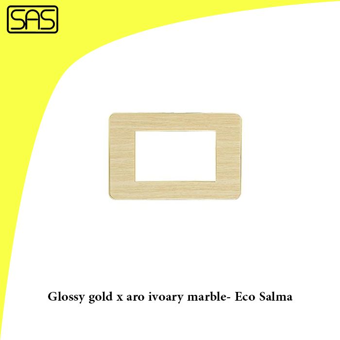 Glossy gold x aro ivoary marble- Eco Salma