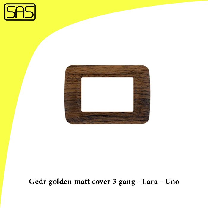 Gedr golden matt cover 3 gang - Lara - Uno