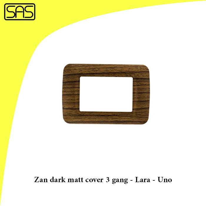 Zan dark matt cover 3 gang - Lara - Uno