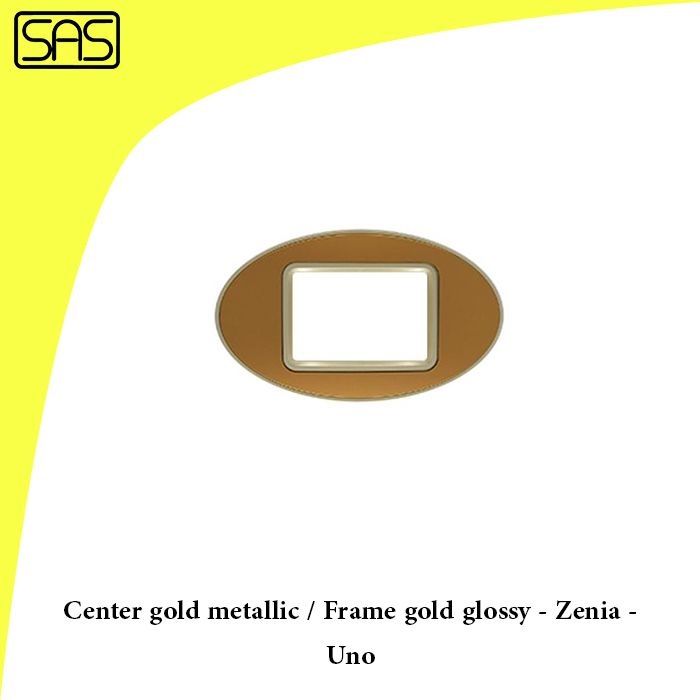 Center gold metallic / Frame gold glossy - Zenia - Uno