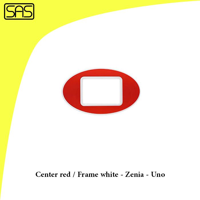 Center red / Frame white - Zenia - Uno