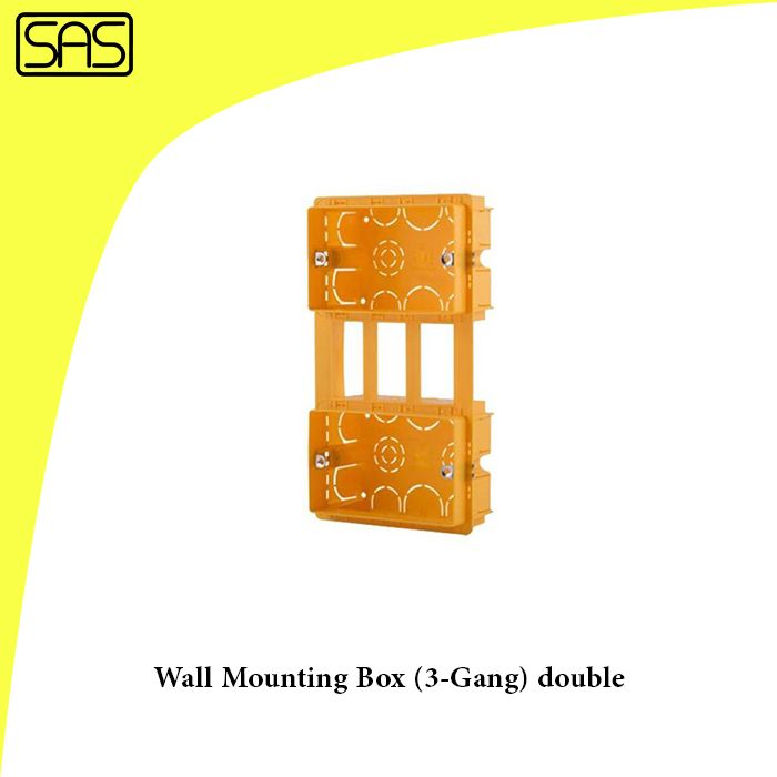 Wall Mounting Box (3-Gang) double