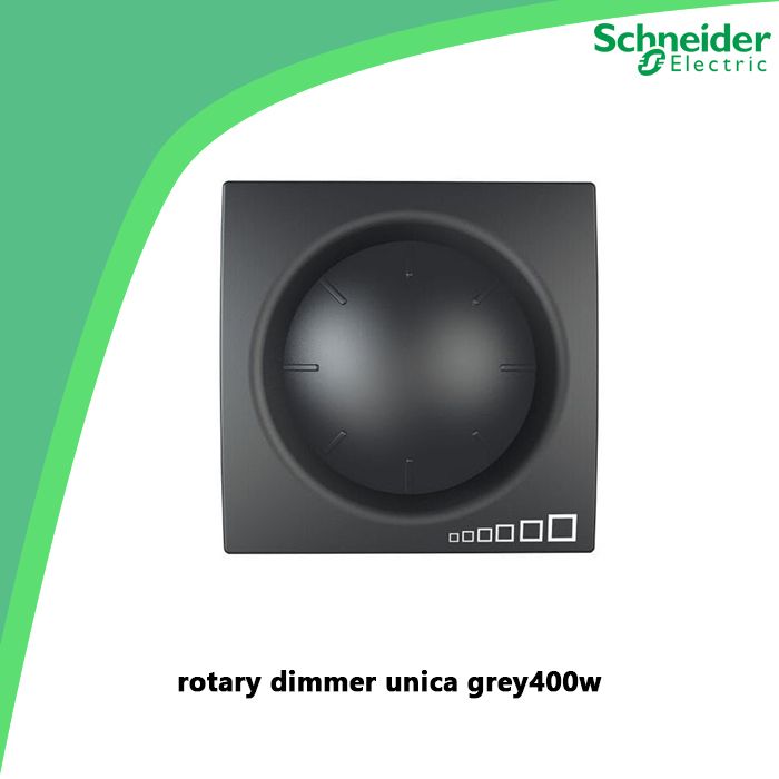 rotary dimmer unica grey400w