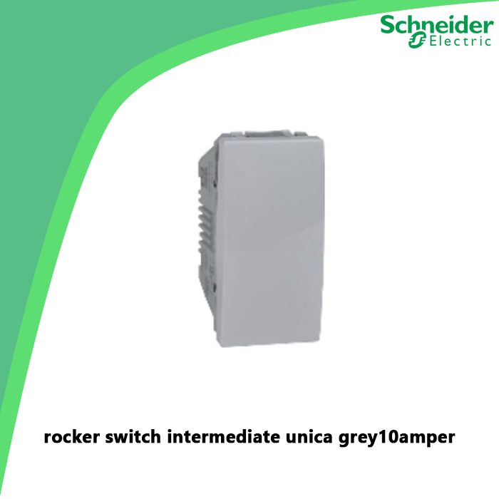 rocker switch intermediate unica grey10amper