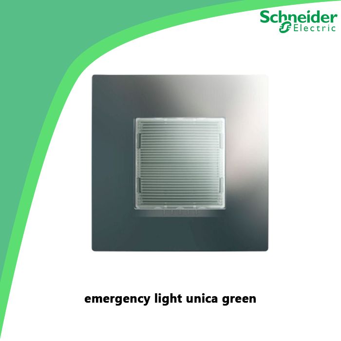 emergency light unica green