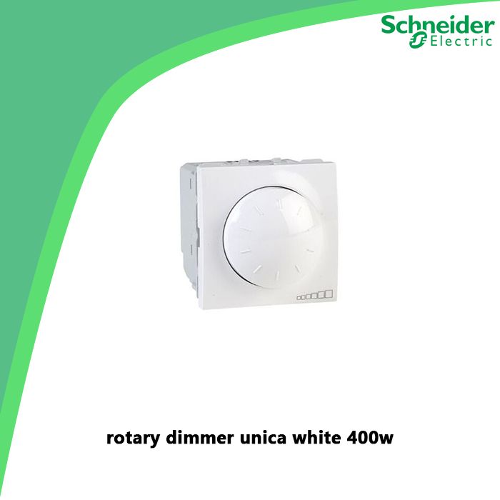 rotary dimmer unica white 400w