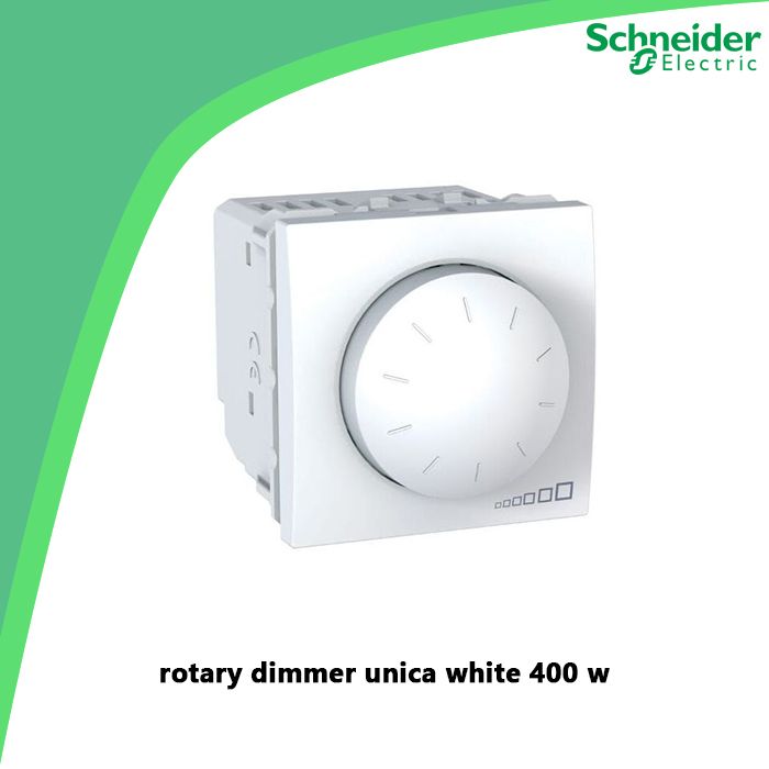 rotary dimmer unica white 400 w