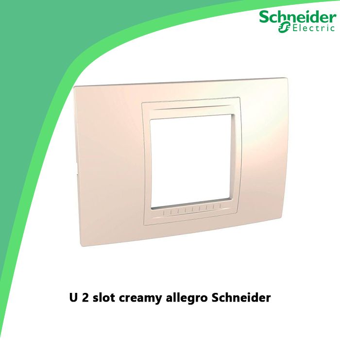 U 2 slot creamy allegro Schneider